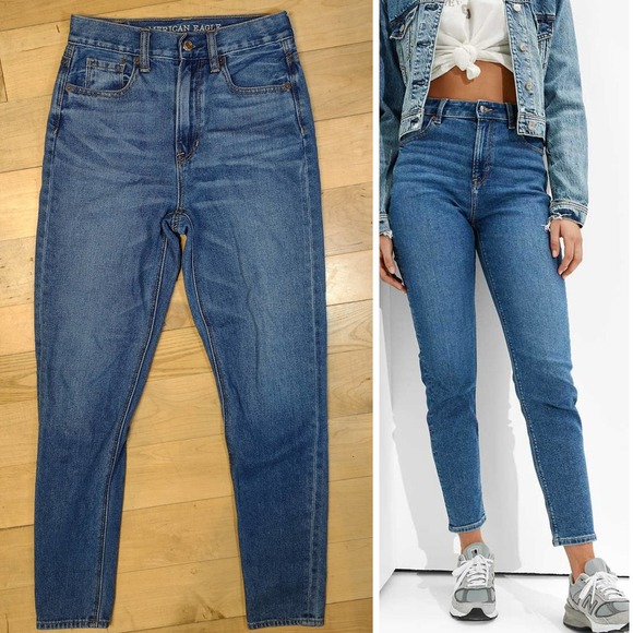 American Eagle Outfitters Denim - American Eagle Mom Jean 00 high rise retro vintage style